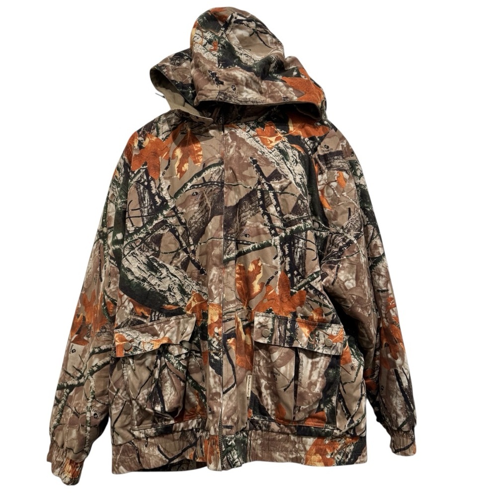 Outfitters Ridge Camo Fusion 3D Hunting Jacket Sz 3XL Full Zipper Front Pockets